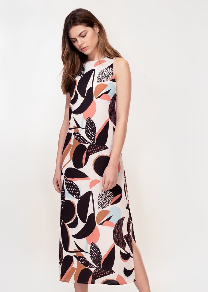 Thalia Dress in Abstract Floral Print from Hide The Label