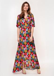 Rosa Dress in Cut Out Floral Print van Hide The Label
