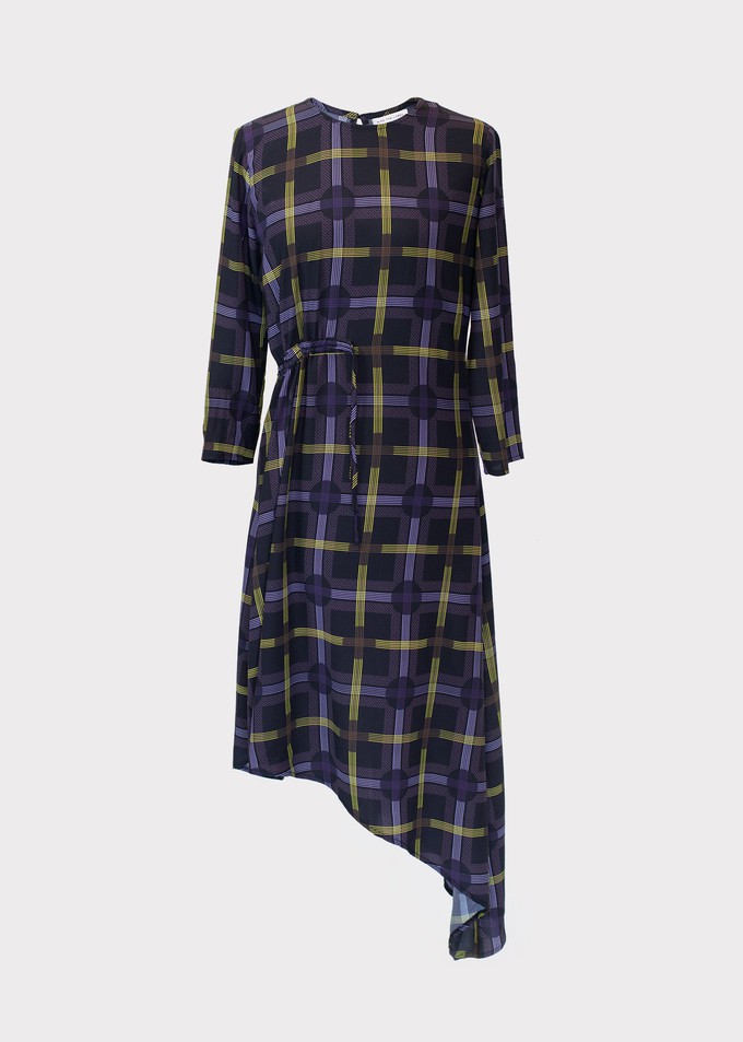 Azalea Dress in Spot Plaid Print from Hide The Label