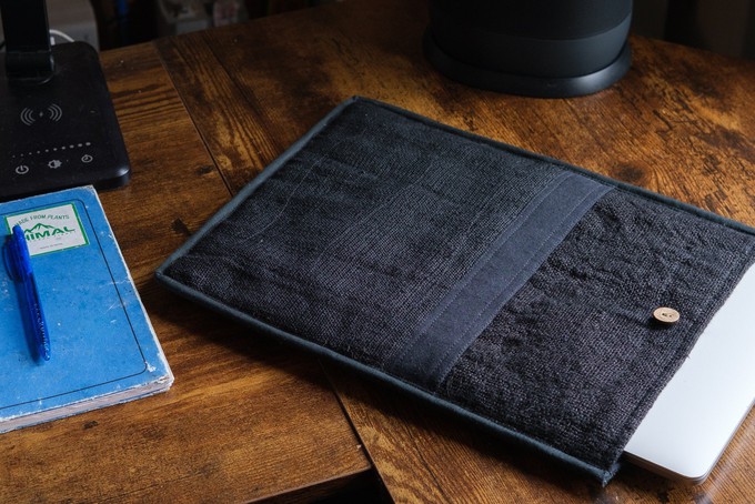 Wild Nettle and Hemp Laptop case from Himal Natural Fibres