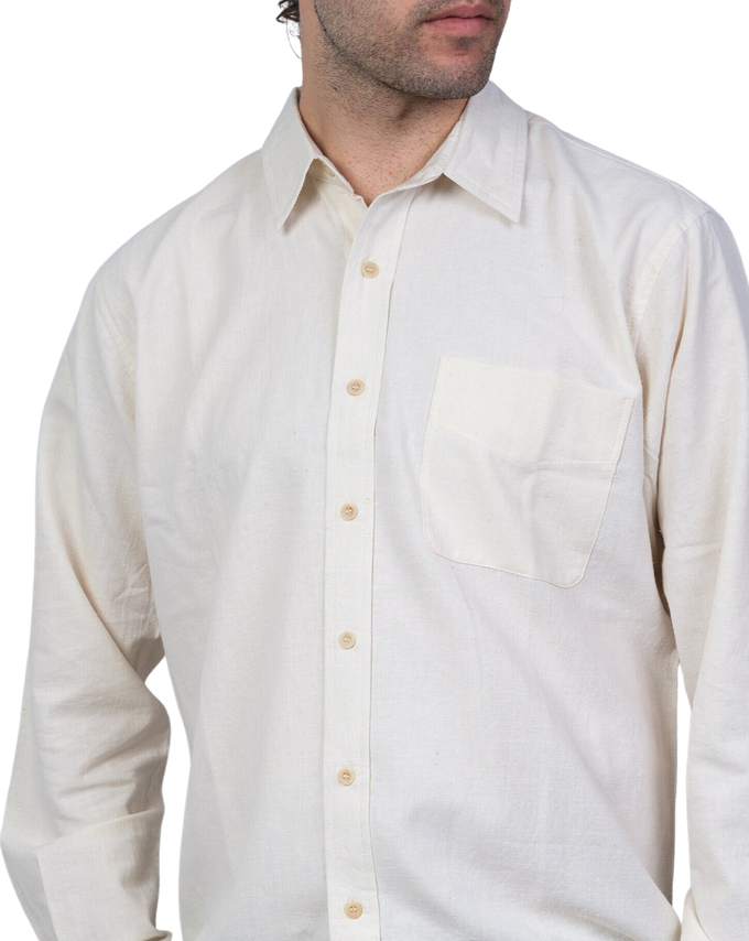 Hemp and Organic Cotton Oxford Shirt from Himal Natural Fibres