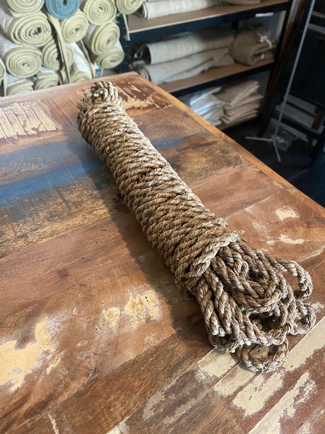 100% Hemp rope - Traditionally handmade Hemp rope - 12m from Himal Natural Fibres