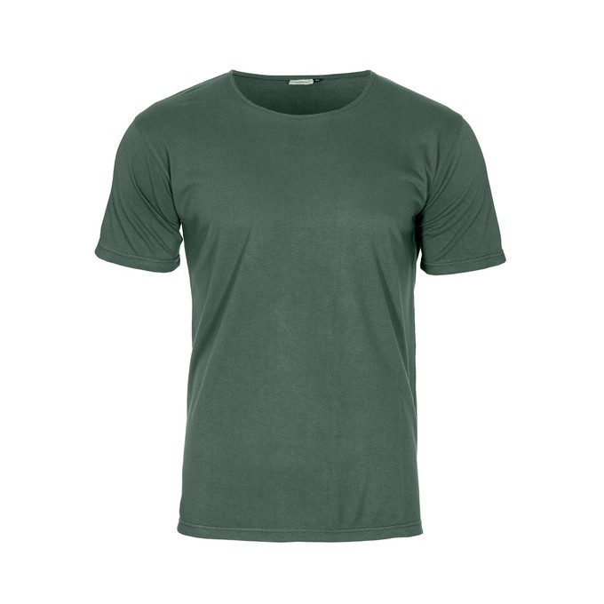 Organic cotton & Wild Bamboo T-Shirt - Mens - Green, Black, Red, Blue from Himal Natural Fibres