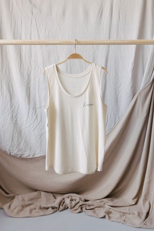 Tanktop Naturel Wit from Hoessee