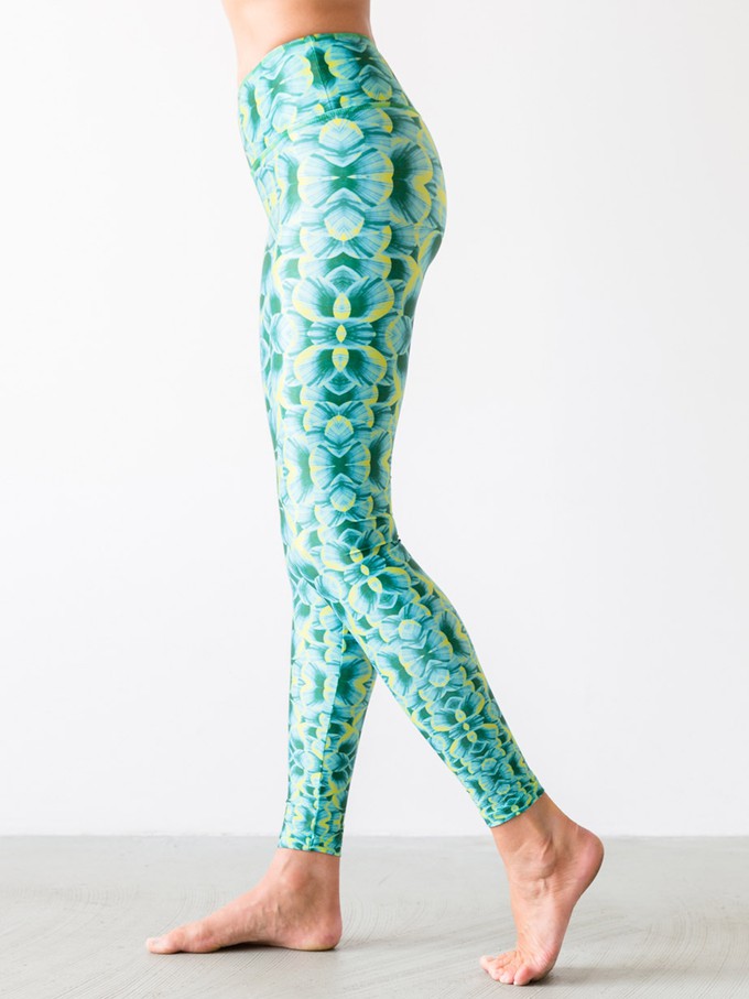 Yoga Leggings Mytilus Green from Hoessee