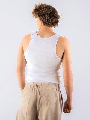 Geribbelde Tank Top from Honest Basics