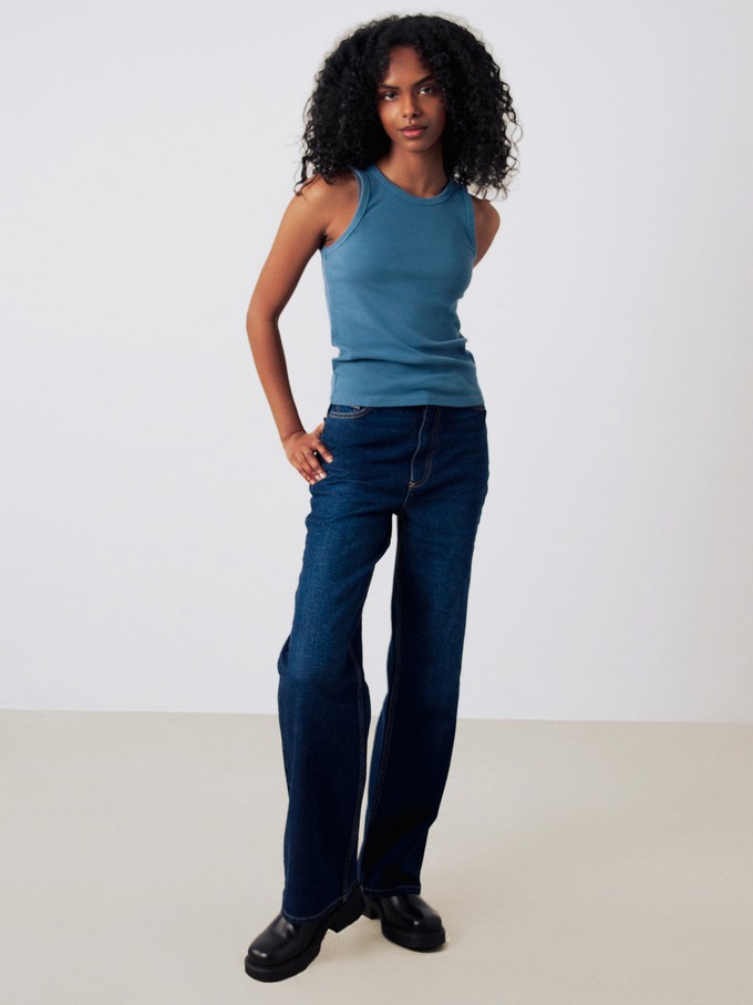 Geripptes Racer-Top from Honest Basics