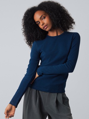 Geribde longsleeve from Honest Basics