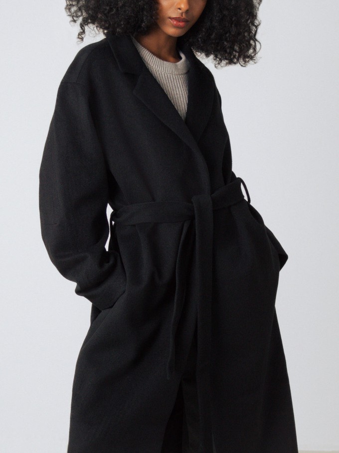 Recycled Wool Coat from Honest Basics