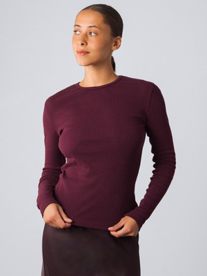 Geribde longsleeve from Honest Basics