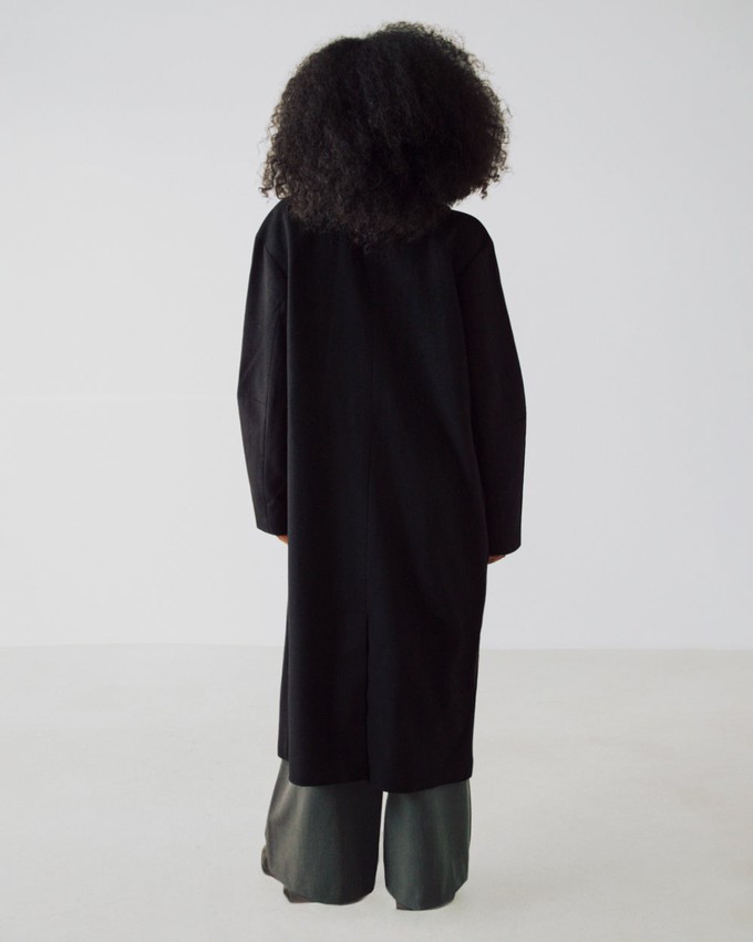 Recycled Wool Coat from Honest Basics