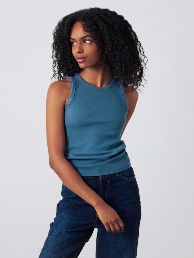 Geripptes Racer-Top from Honest Basics