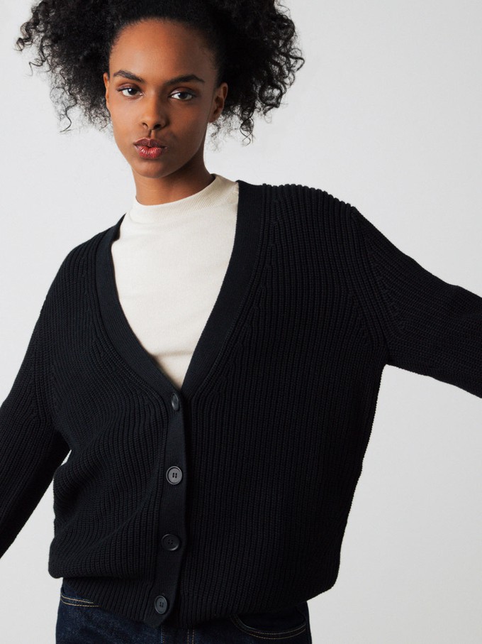 Chunky Cardigan from Honest Basics