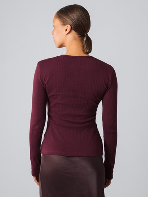 Geribde longsleeve from Honest Basics