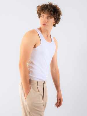 Geribbelde Tank Top from Honest Basics