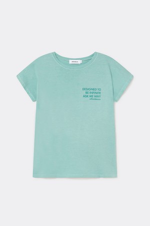Camiseta verde frase from Infinitdenim