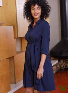 Aiden Maternity Dress via Isabella Oliver