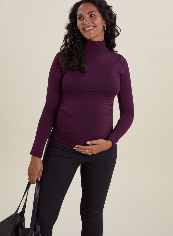 The Maternity Turtleneck with LENZING™ ECOVERO™ from Isabella Oliver