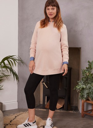 Holly Organic Cotton Maternity Sweatshirt from Isabella Oliver