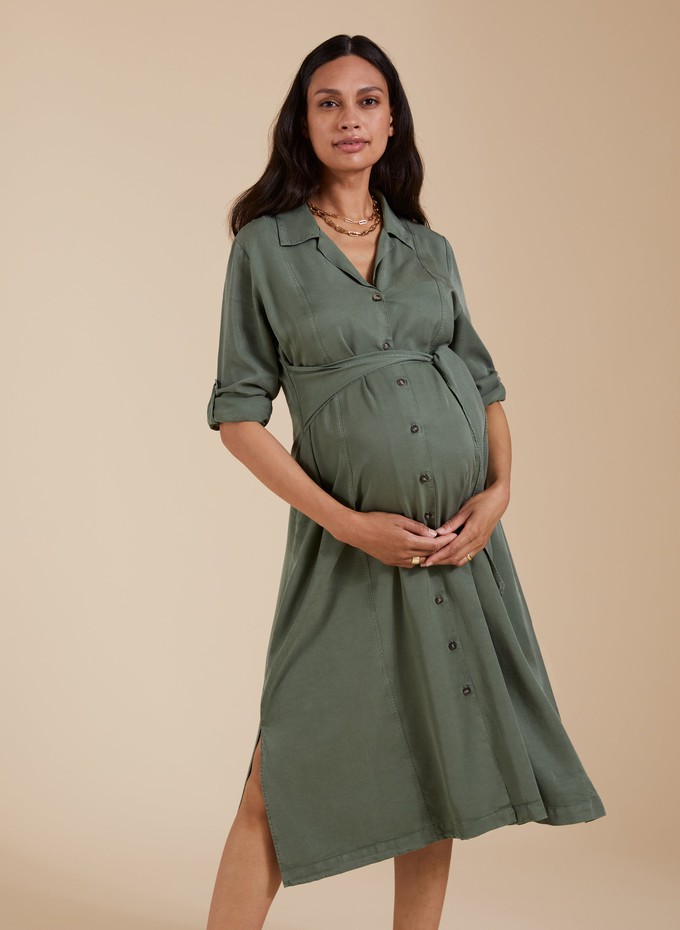 Kelsy Maternity Dress with Tencel™ from Isabella Oliver