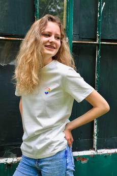 T-shirt Lara Mint Rainbow Edition van IT'S PAWSOME