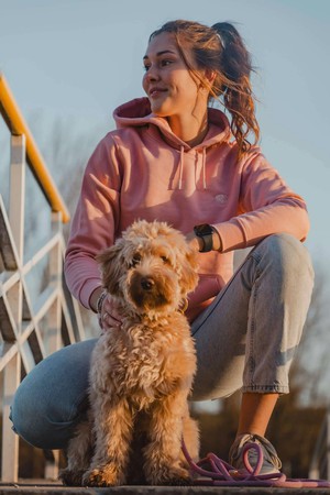 Hoodie Pippa Pink from IT'S PAWSOME