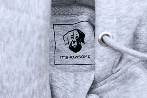 Hoodie Gaby Grey from IT'S PAWSOME
