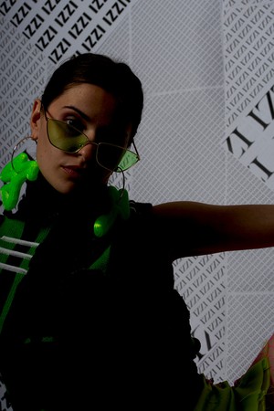Groen zwarte top from IZZI Label