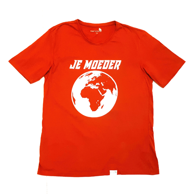 Bio fairtrade rood (wijd, S/M/XXL) from Je Moeder