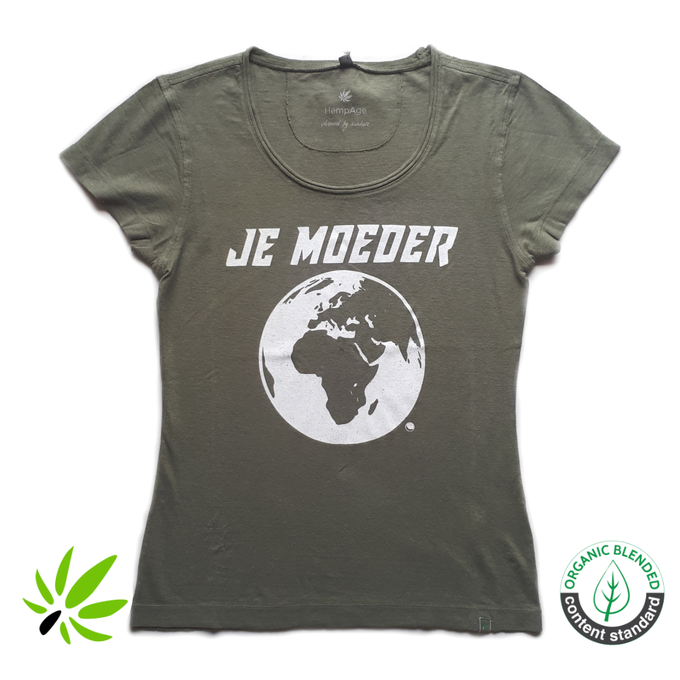 HENNEP Kruidgroen (strak, S-XL) from Je Moeder