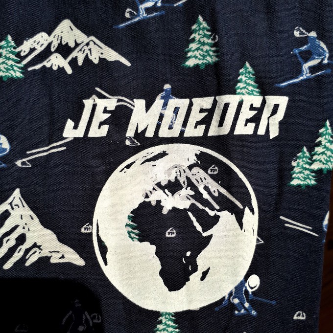 Kerst Blouse Wintersport (wijd L/XL/XXL) from Je Moeder