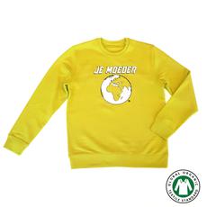 BIO Sweater Geelgroen (unisex, L) van Je Moeder