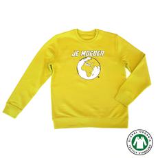 BIO Sweater Geelgroen (unisex, L) via Je Moeder