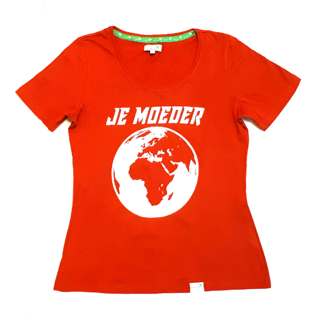 Bio fairtrade rood (strak) from Je Moeder