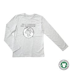 BIO Longsleeve Grijs (wijd, S/L/XL) van Je Moeder