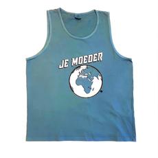 Tanktop blauw (baggy) via Je Moeder