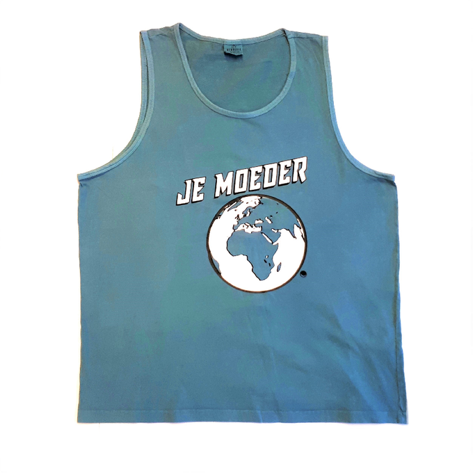 Tanktop blauw (baggy) from Je Moeder