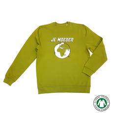 BIO Sweater mosgroen (unisex, XL/XXL) via Je Moeder