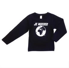 Kids Longsleeve Zwart via Je Moeder