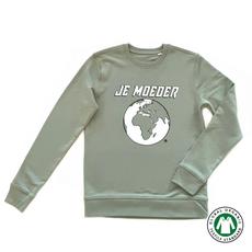 BIO Sweater Pastelgroen (unisex: XS/S/M) van Je Moeder