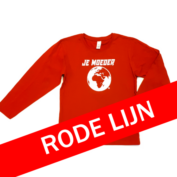 Kids Rode Lijn demo longsleeve from Je Moeder