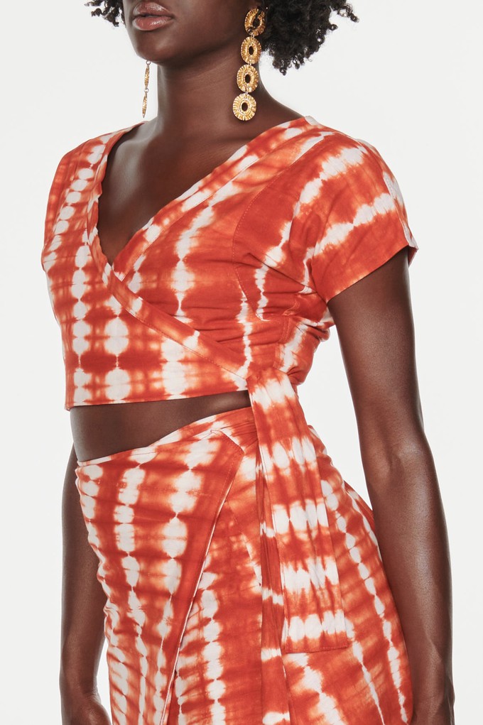 Wrap Top - Orange from JEKKAH