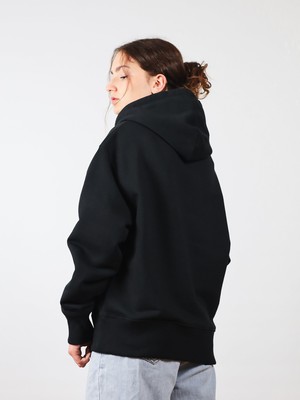 BLACK GLITCH HOODIE from JOHANNA PETERSEN