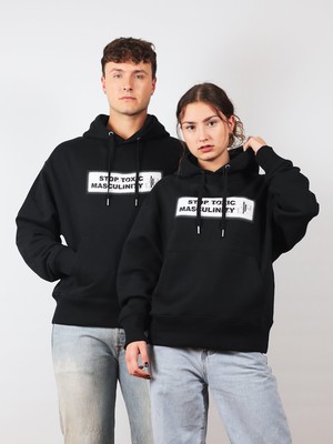 BLACK GLITCH HOODIE from JOHANNA PETERSEN