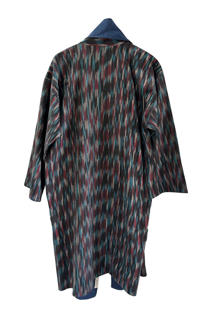 NEW! Reversible Cotton Coat Ikat No.06 from JULAHAS