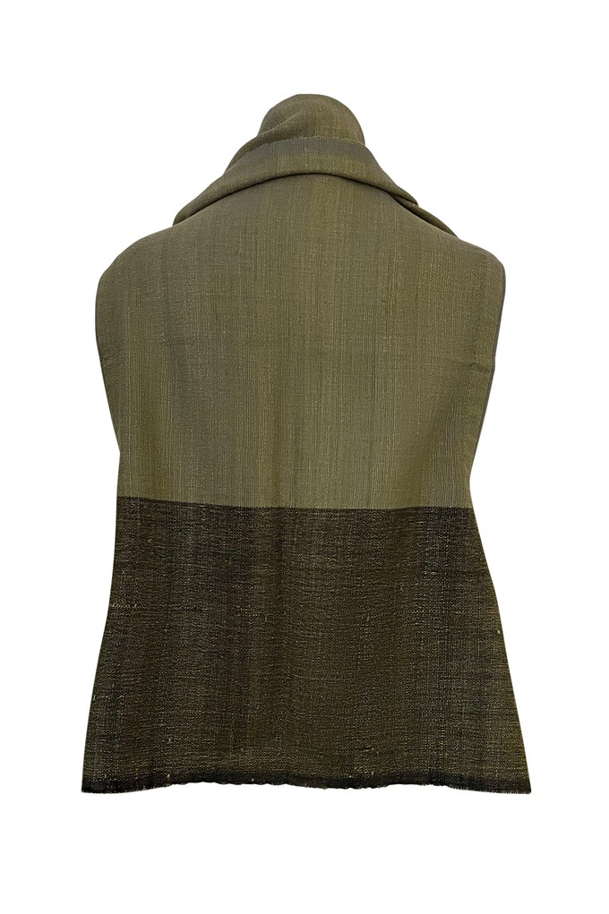 Wool Silk Cape Forest Pench from JULAHAS