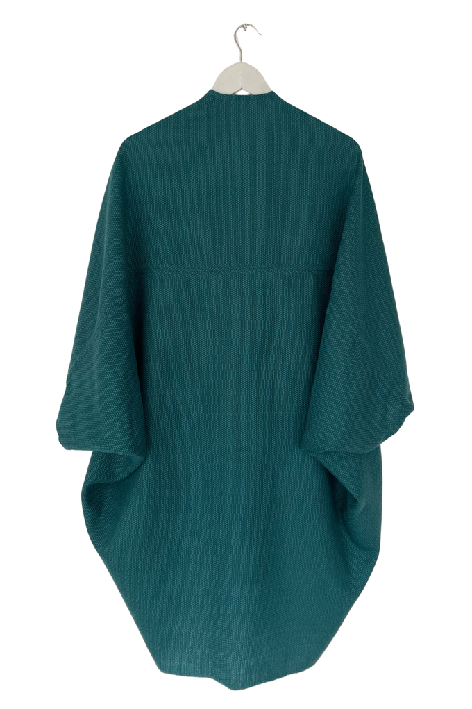 NEW! Wool Honeycomb Kimono Teal from JULAHAS