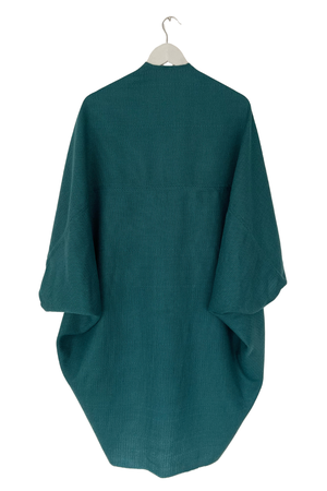 NEW! Wool Honeycomb Kimono Teal from JULAHAS