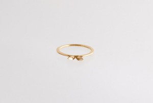 Sprout leaf ring gold plated SALE from Julia Otilia