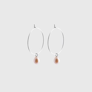 Pearl creole earrings | silver from Julia Otilia